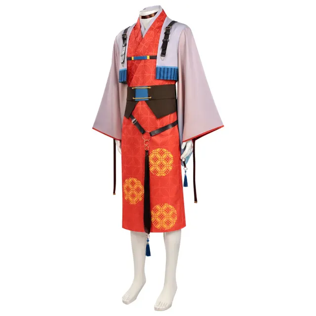 Year of the Horse Tanjiro Giyu Cosplay Costume Set detail 17
