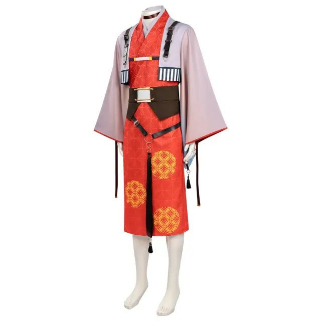 Year of the Horse Tanjiro Giyu Cosplay Costume Set detail 21