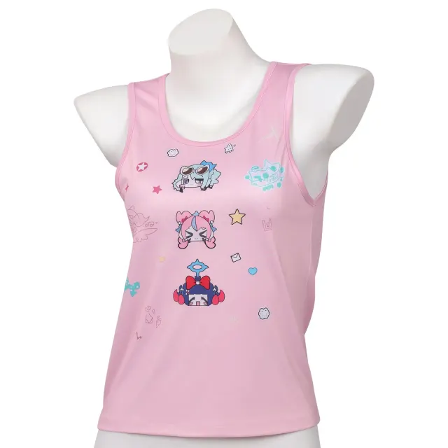 Zenless Zone Zero Qianxia Pink Print Cosplay Vest detail 2